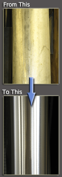 polished stainless steel